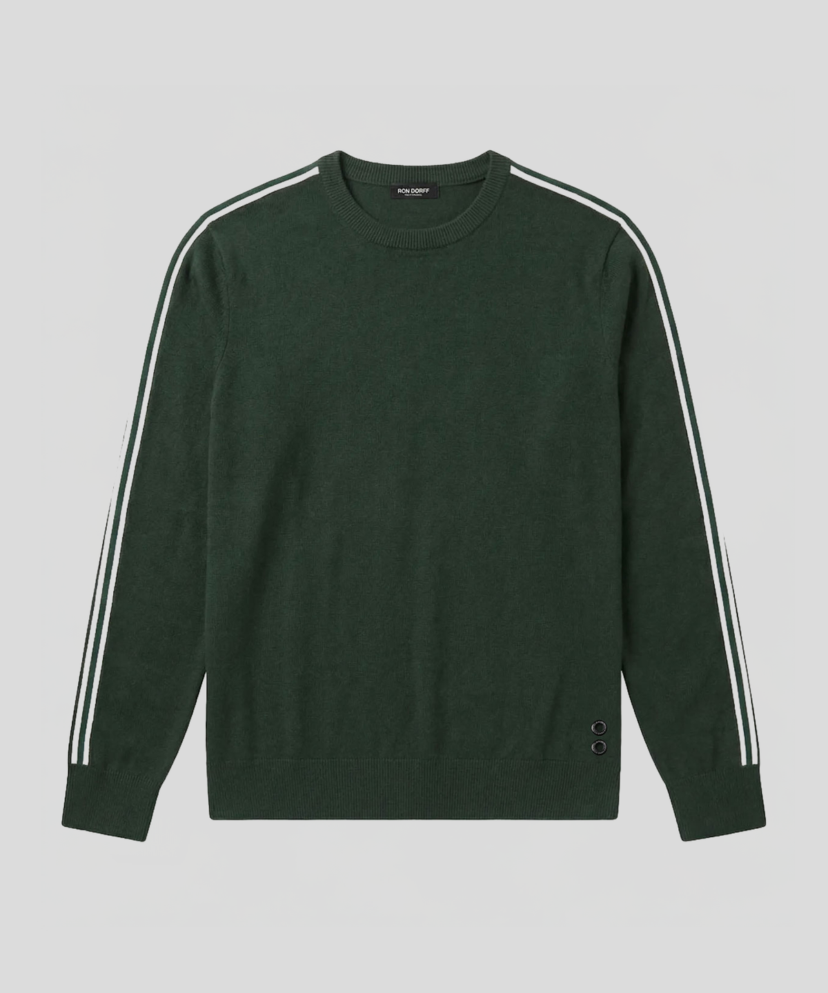 Pull fin en coton laine: Vert court