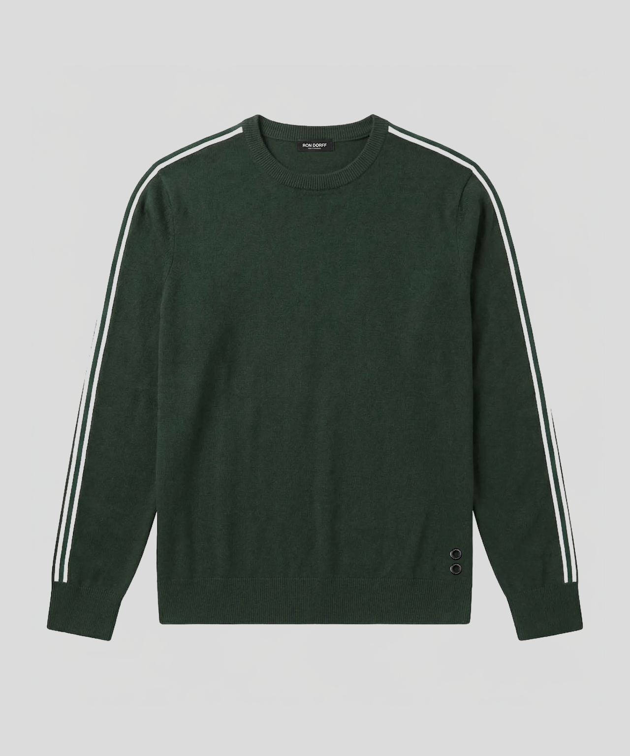 Pull fin en coton laine: Vert court