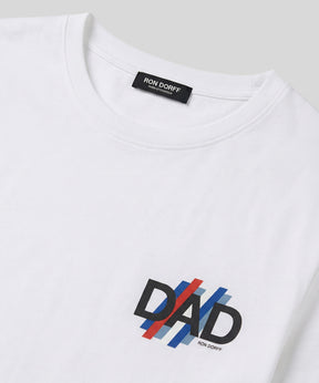 Organic Cotton T-Shirt "DAD": White