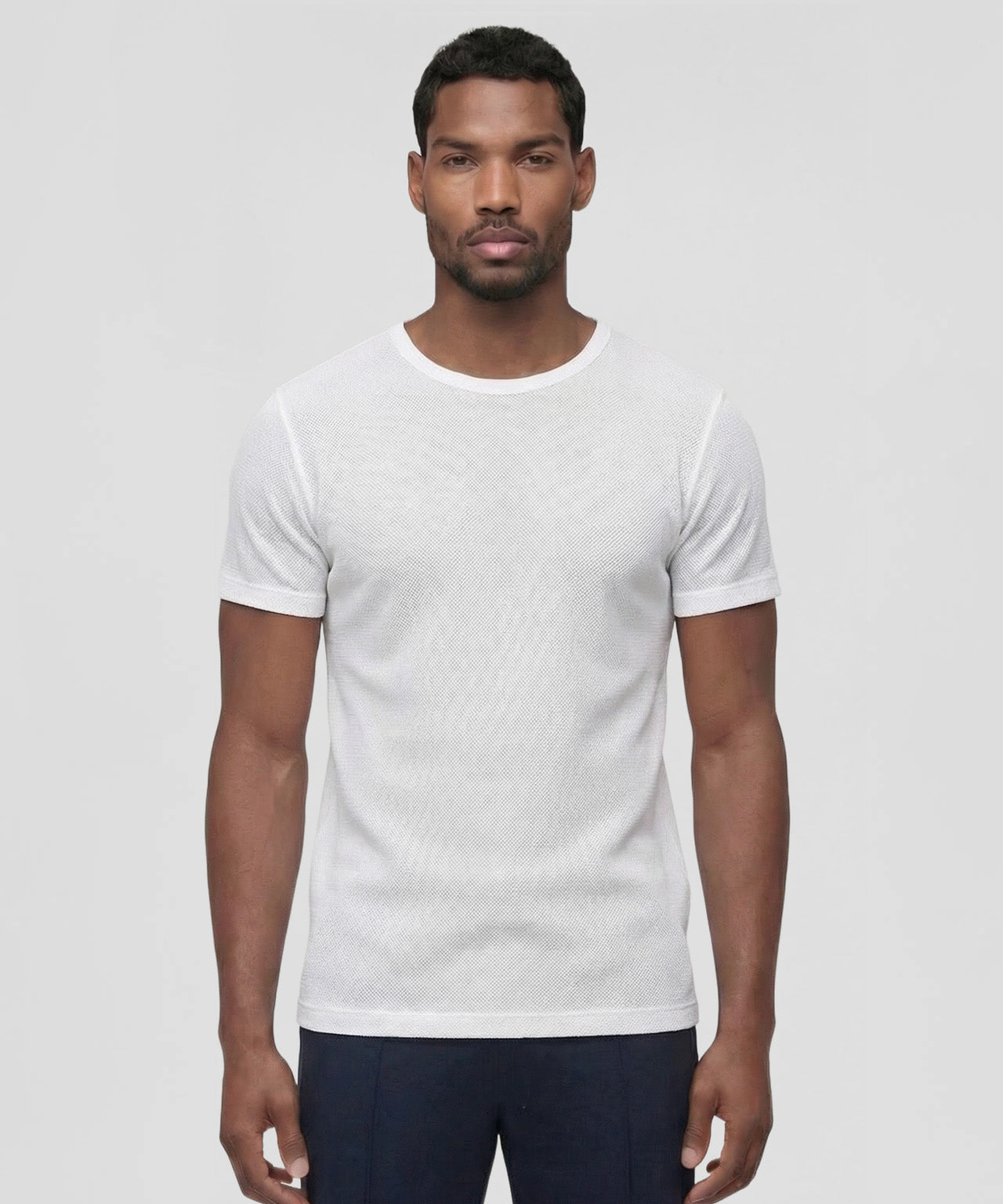 Mesh T-Shirt Eyelet Edition: Weiß