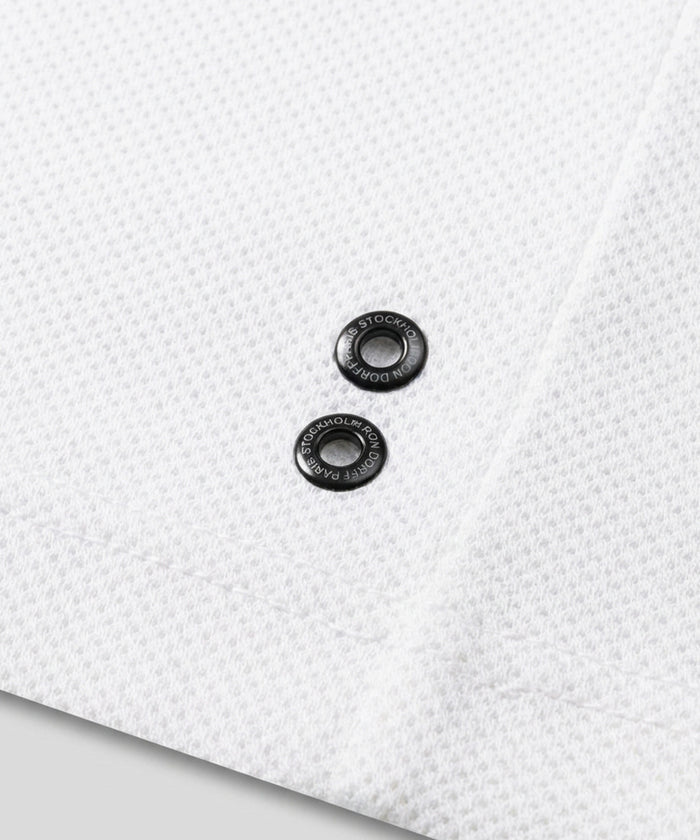 T-shirt sans manches en mesh: Blanc
