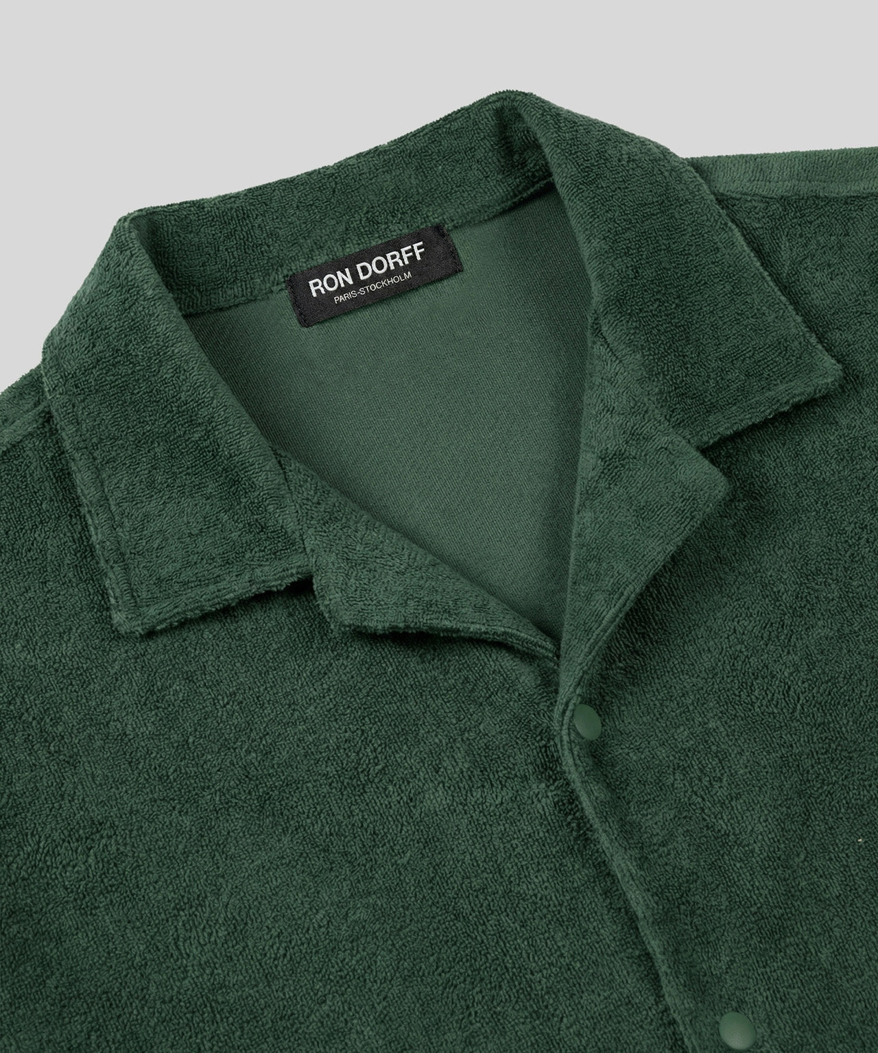 Chemise en coton terry: Vert Court