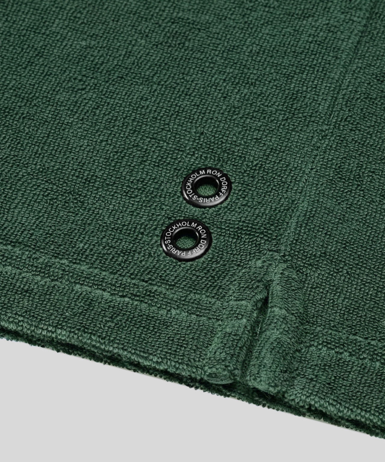 Chemise en coton terry: Vert Court