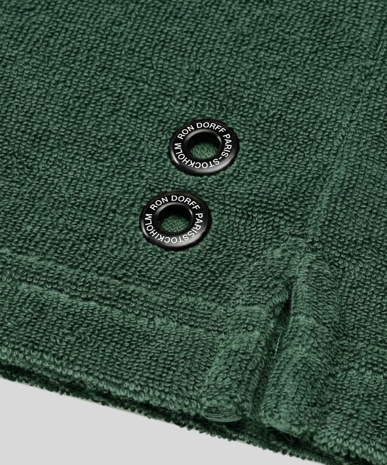 Cotton Terry Shirt: Court Green