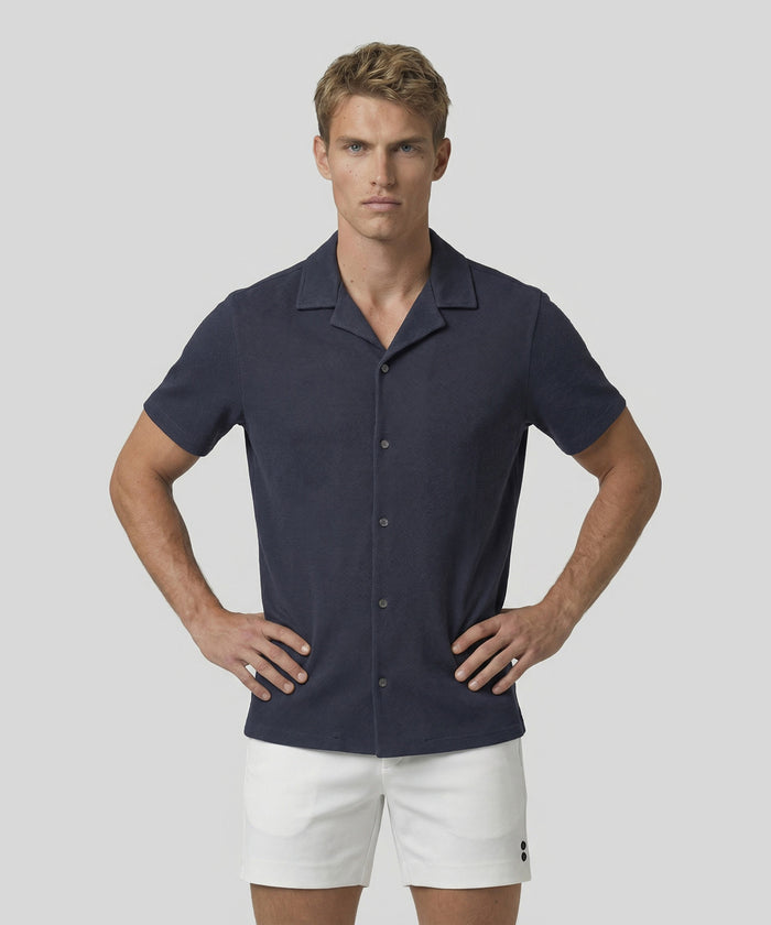 Mesh-Shirt: Marineblau