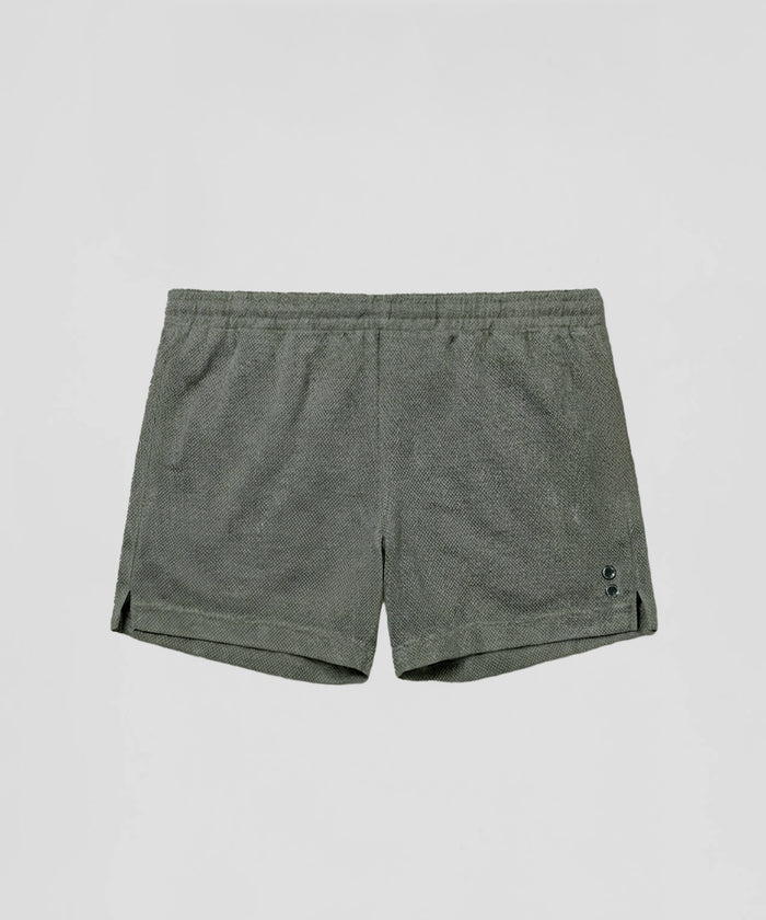 Mesh Home Shorts: Urban Khaki