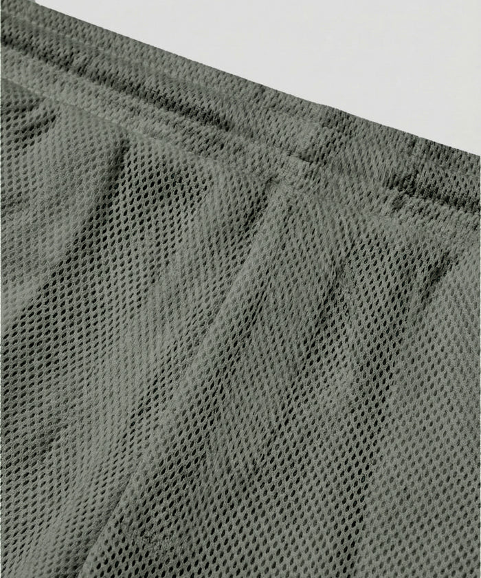 Mesh Home Shorts: Urban Khaki