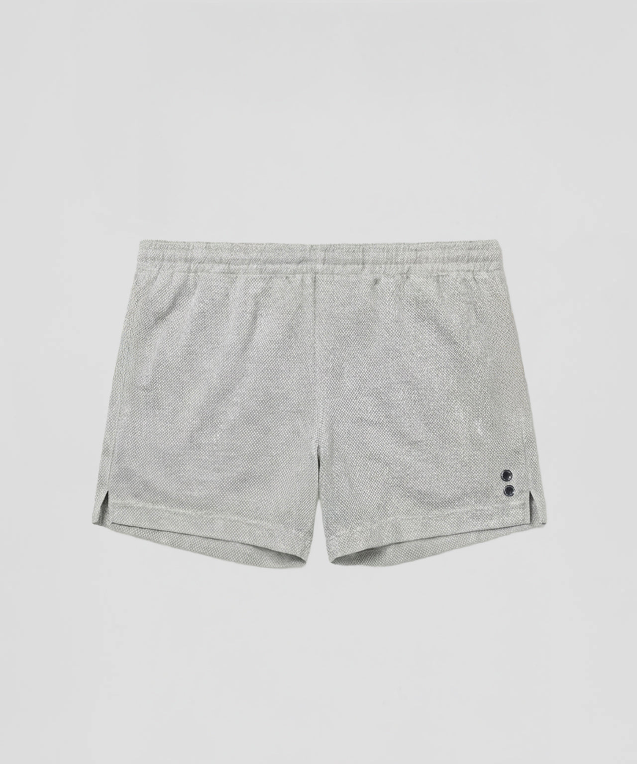 Mesh Home Shorts: Grey Melange