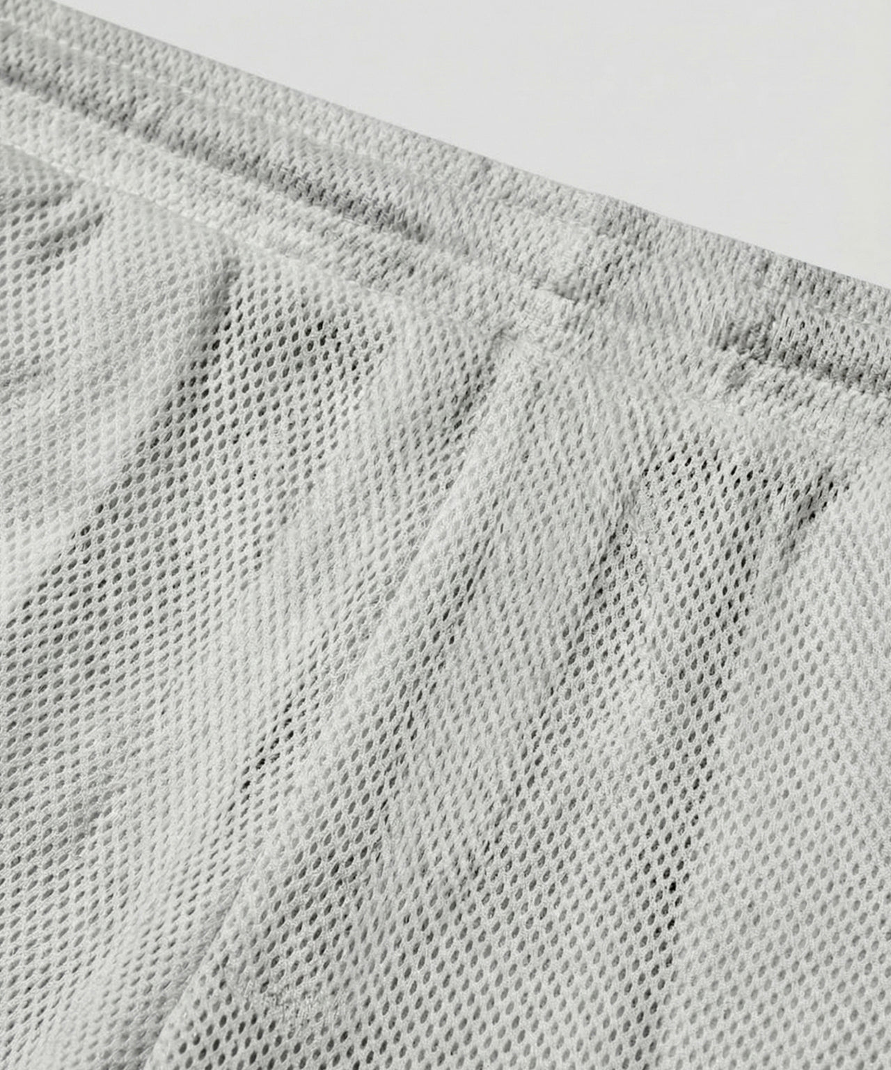Mesh Home Shorts: Grey Melange