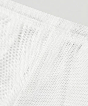 Home short en mesh: Blanc