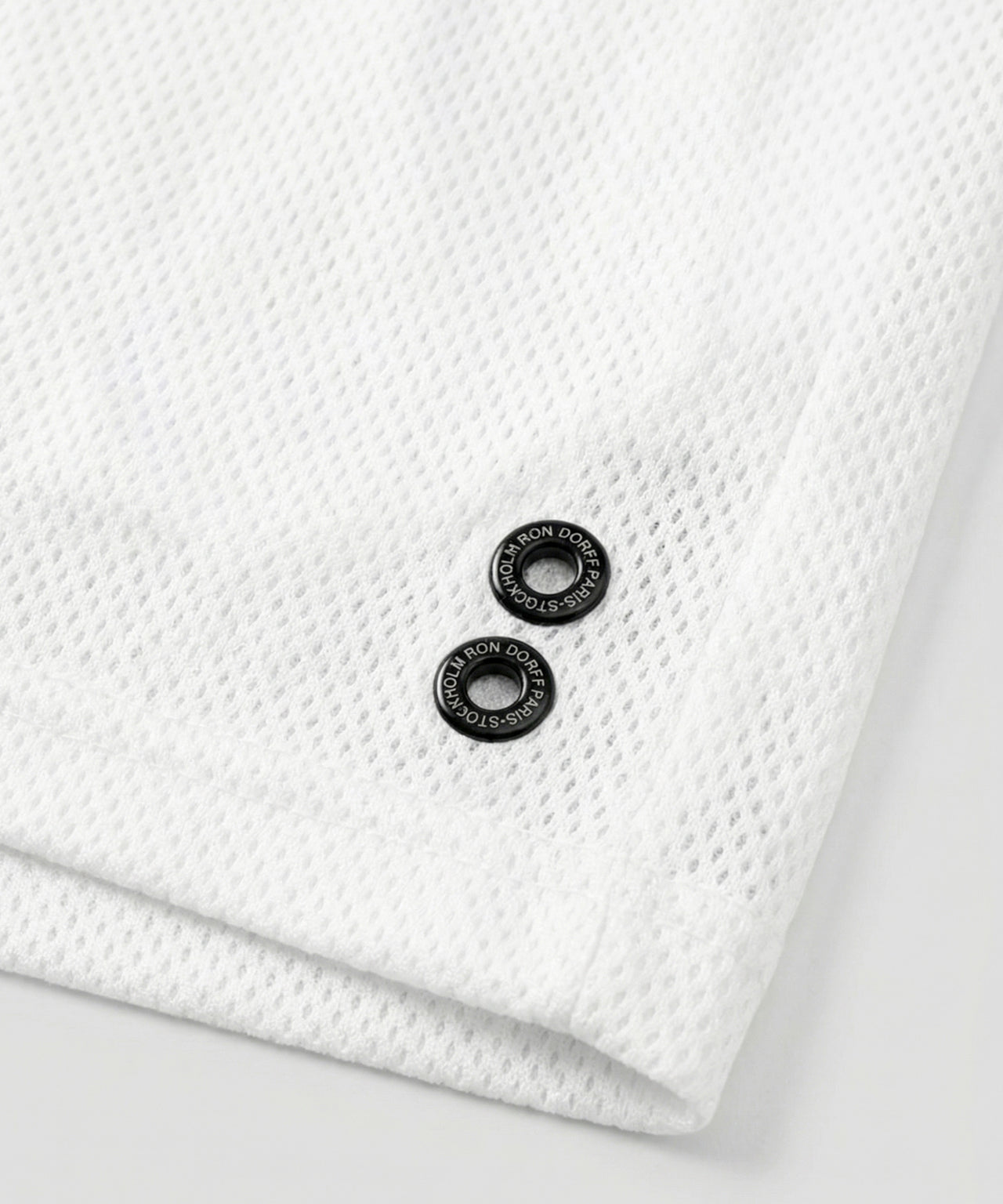 Home short en mesh: Blanc