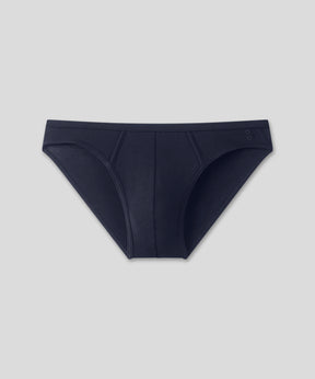 Slim Y-Front Briefs: Navy