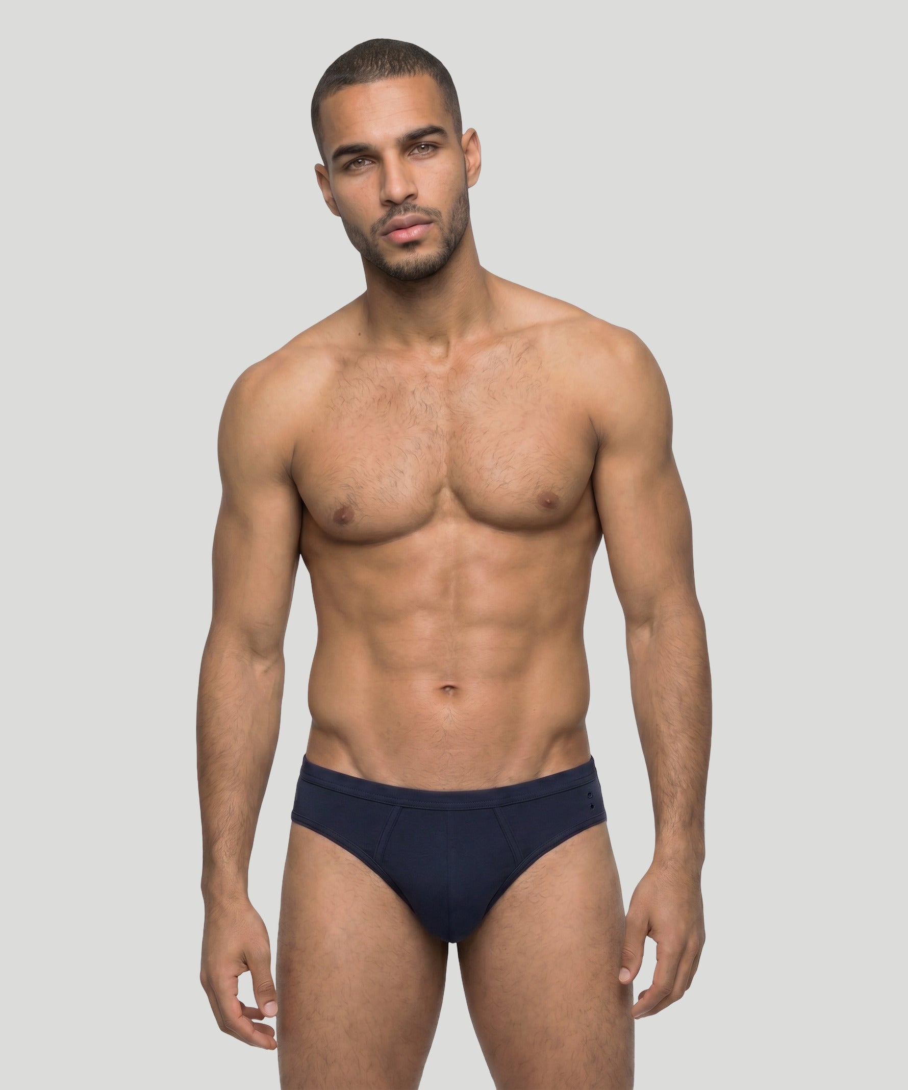 Slip Y-Front Slim: Bleu marine