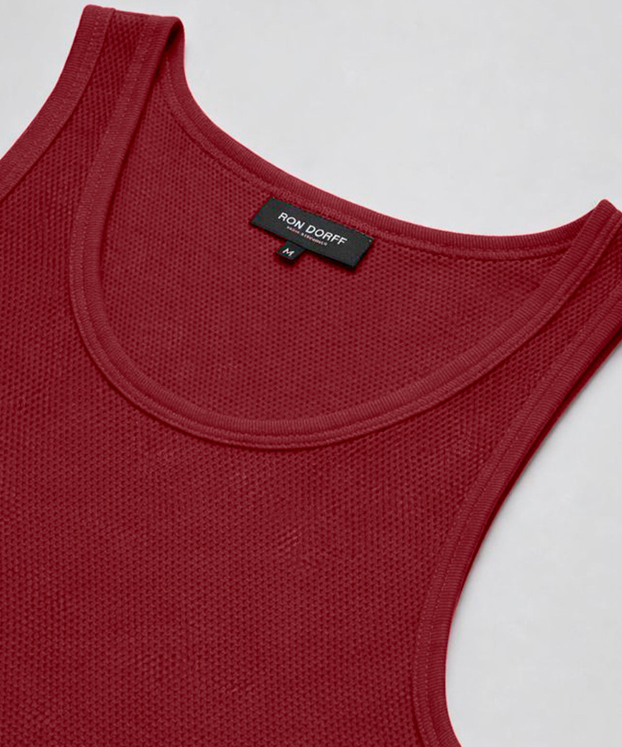 Mesh-Tanktop: Rot