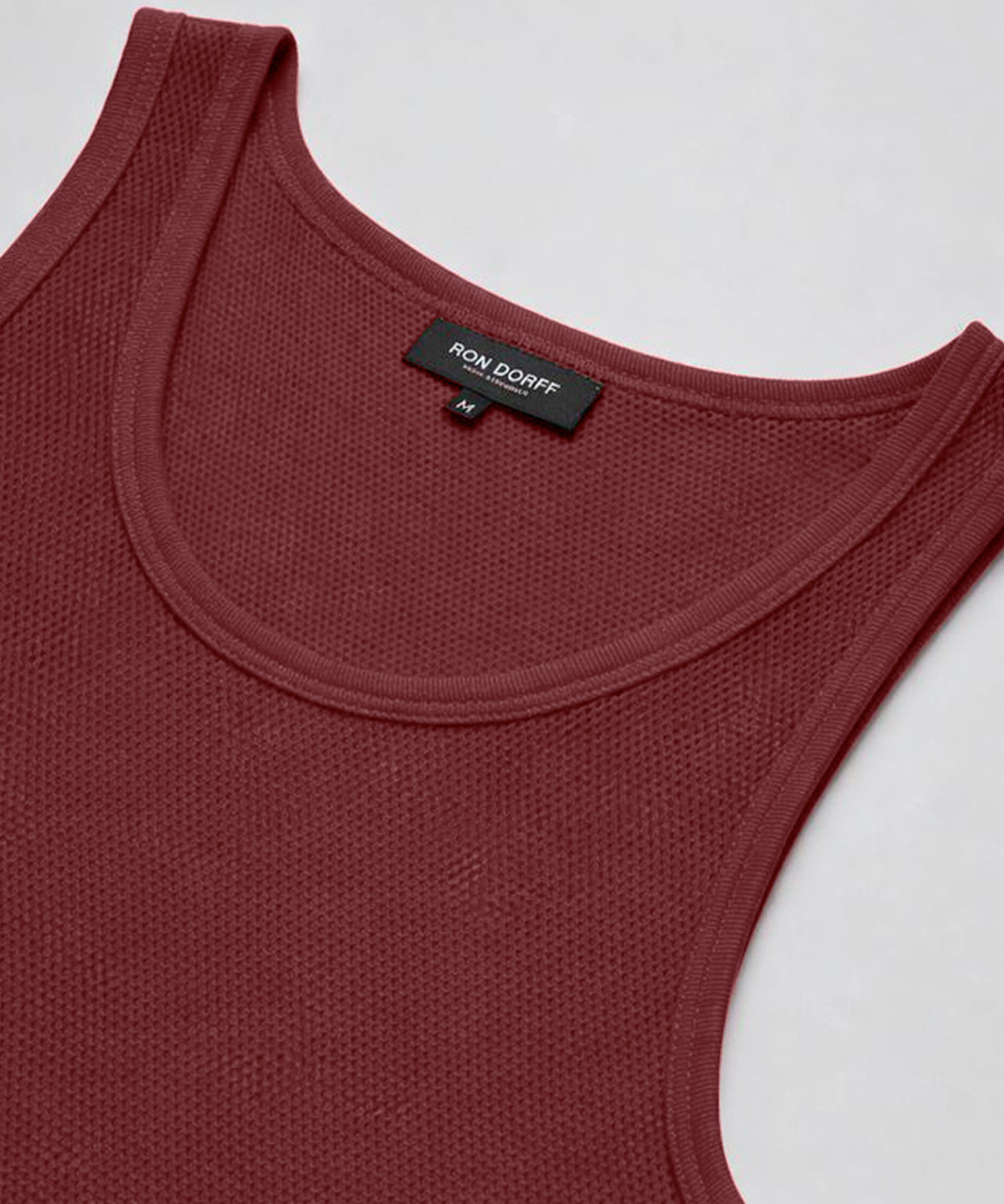Mesh Tank Top: Red