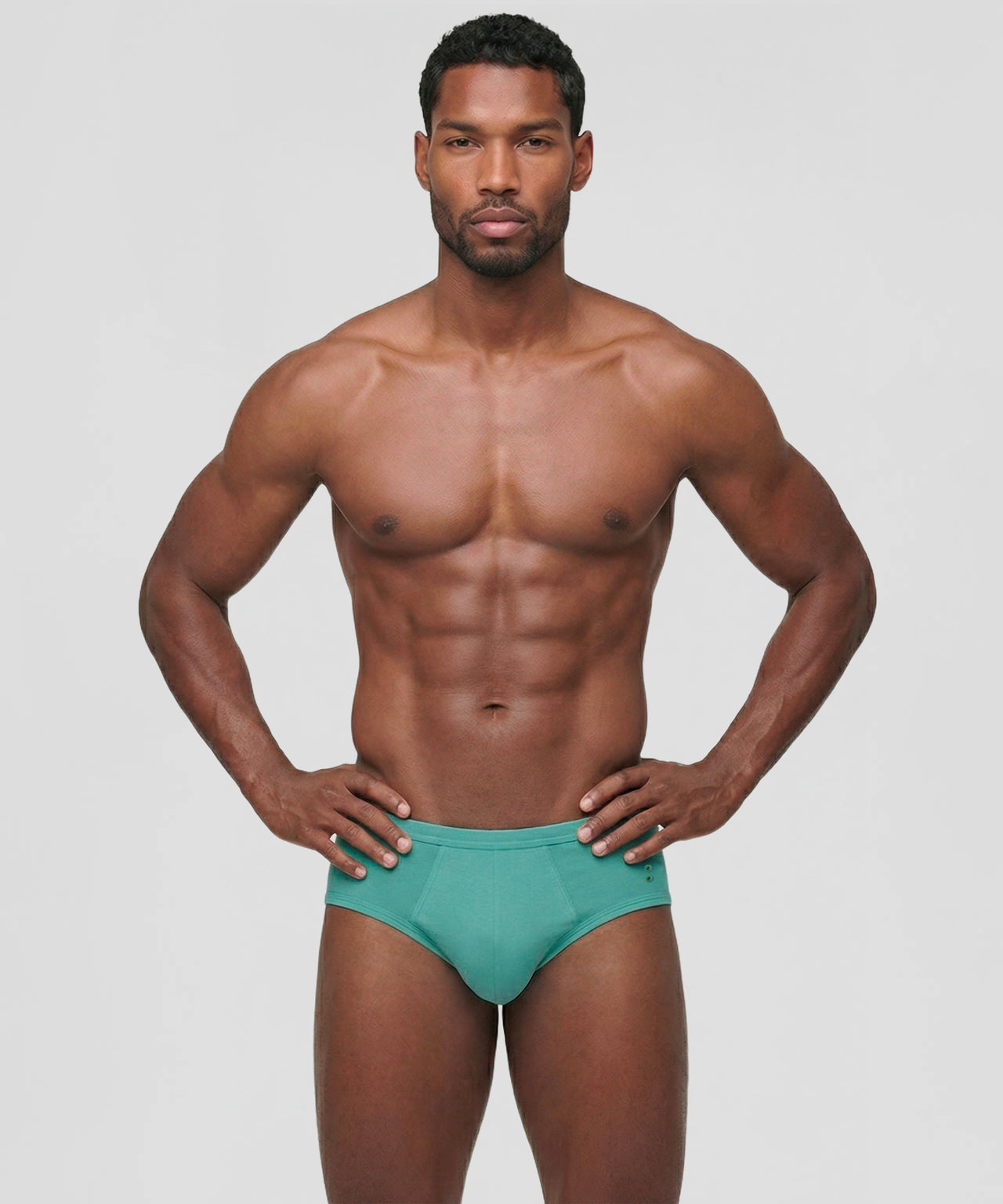 Y-Front Briefs: Turquoise