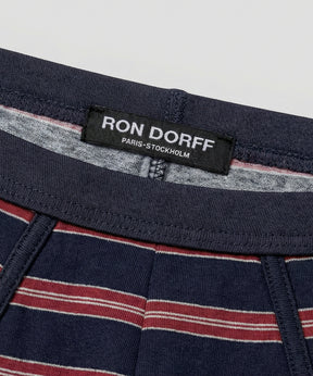 Slip Y-front RON DORFF à rayures: Bleu marine