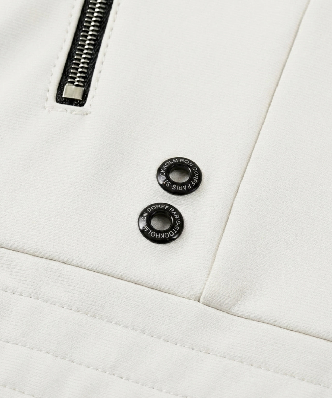 City Jacket avec Piping: Écru