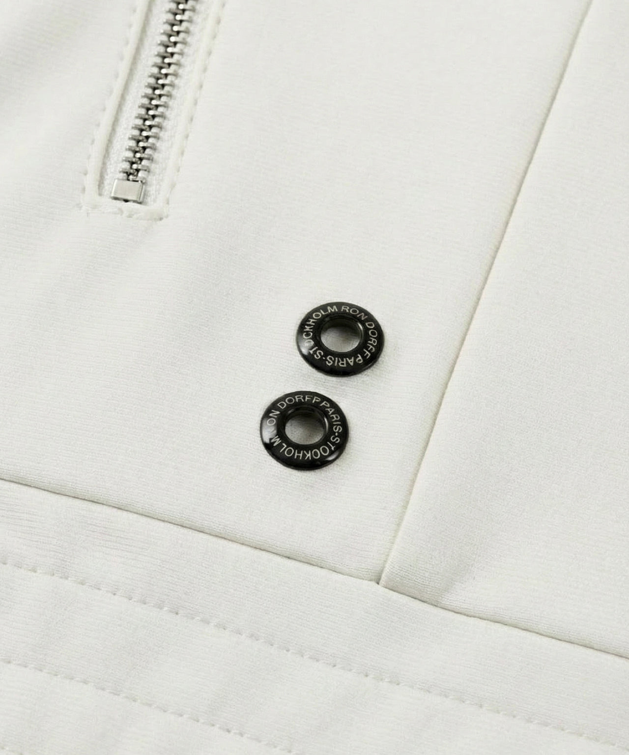 City Jacket avec Piping: Écru