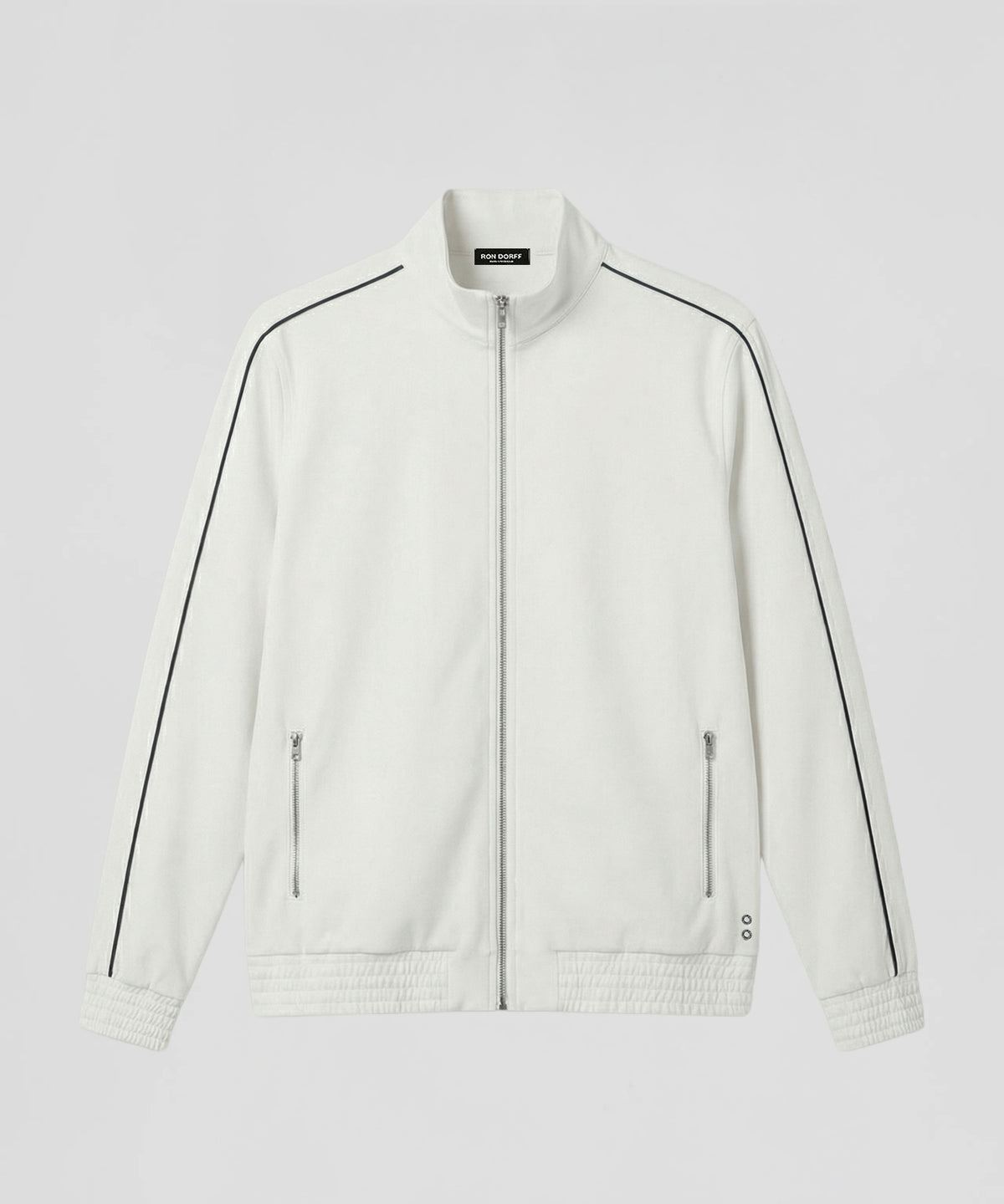 City Jacket w. Piping: Off White