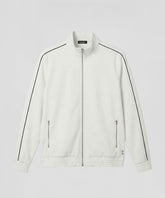 City Jacket w. Piping: Off White