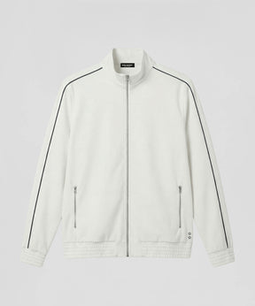 City Jacket w. Piping: Off White