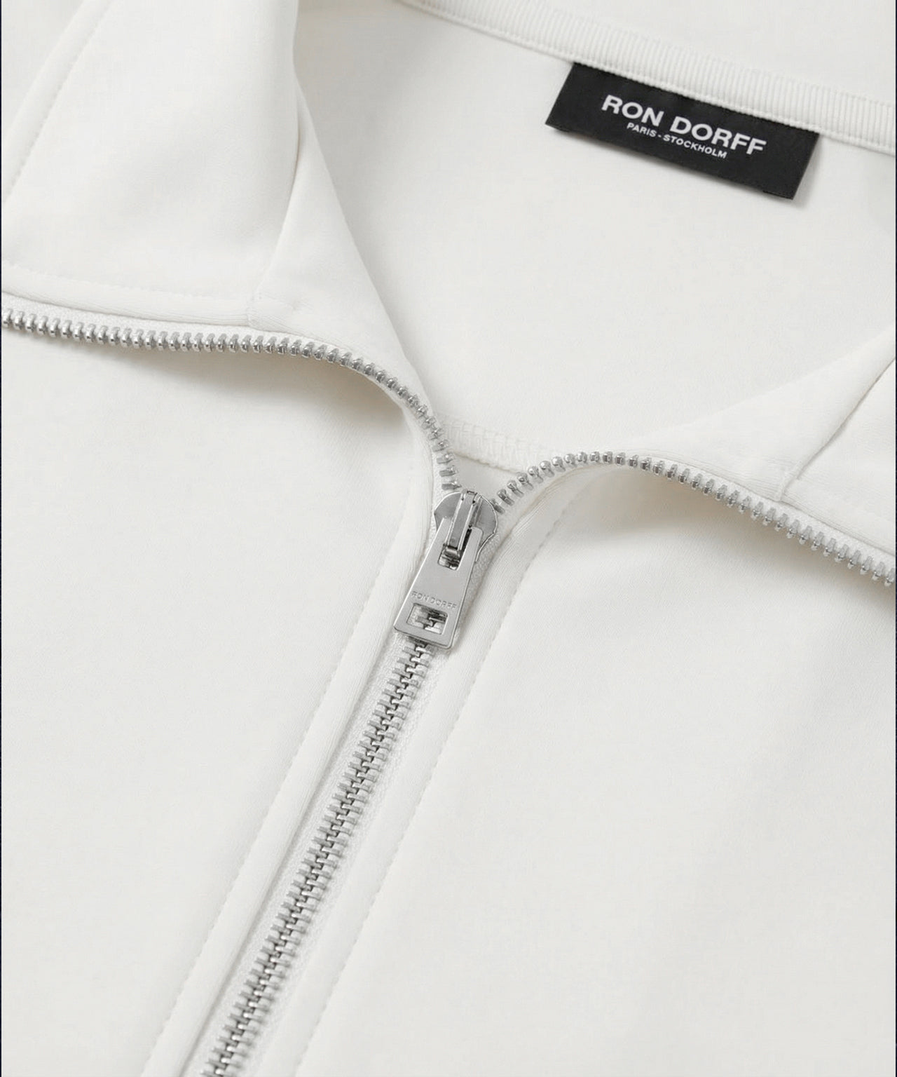 City Jacket avec Piping: Écru