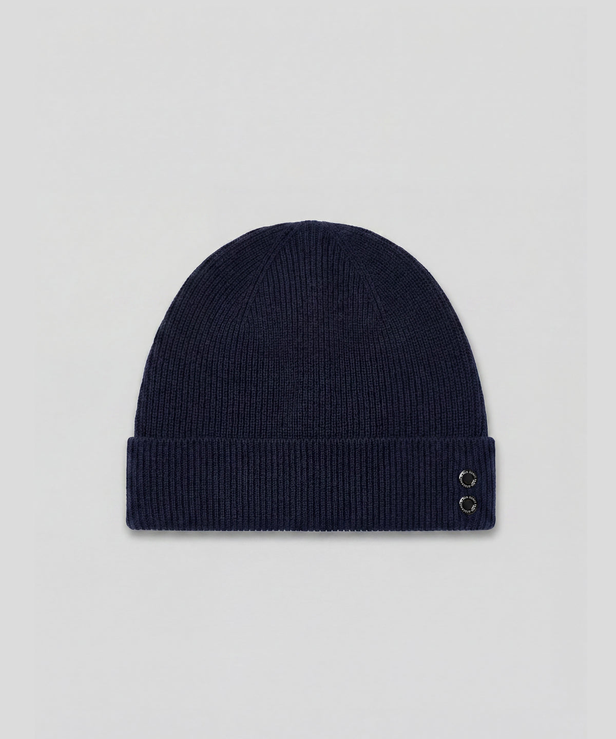Bonnet en laine côtelée: Bleu marine