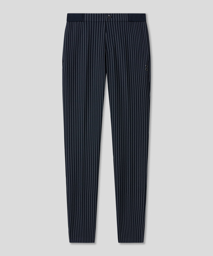 RD Tennis Pants w. Pin Stripes: Navy