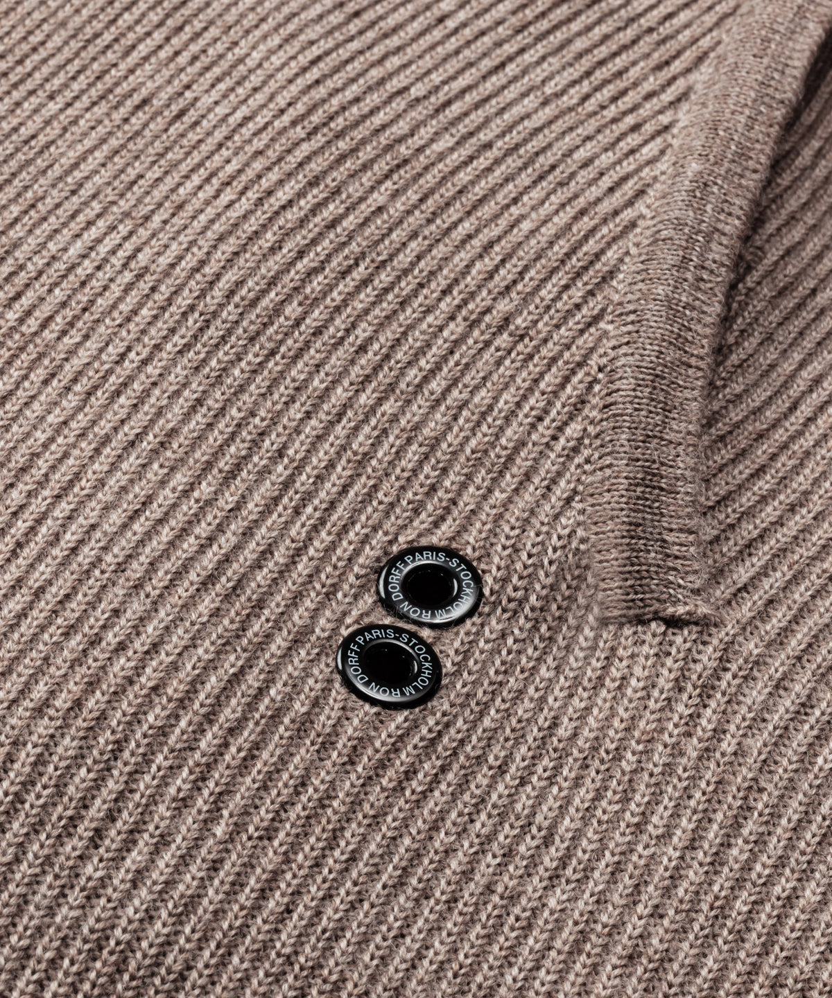 Pantalon Army Ribbed en laine côtelée: Beige sable