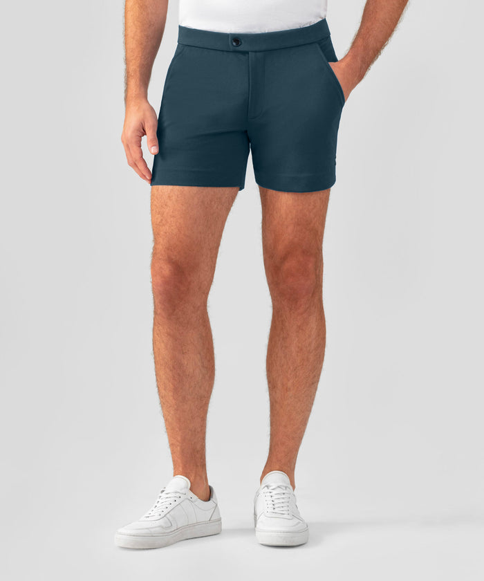 RD Tennis Short: Bleu baltique