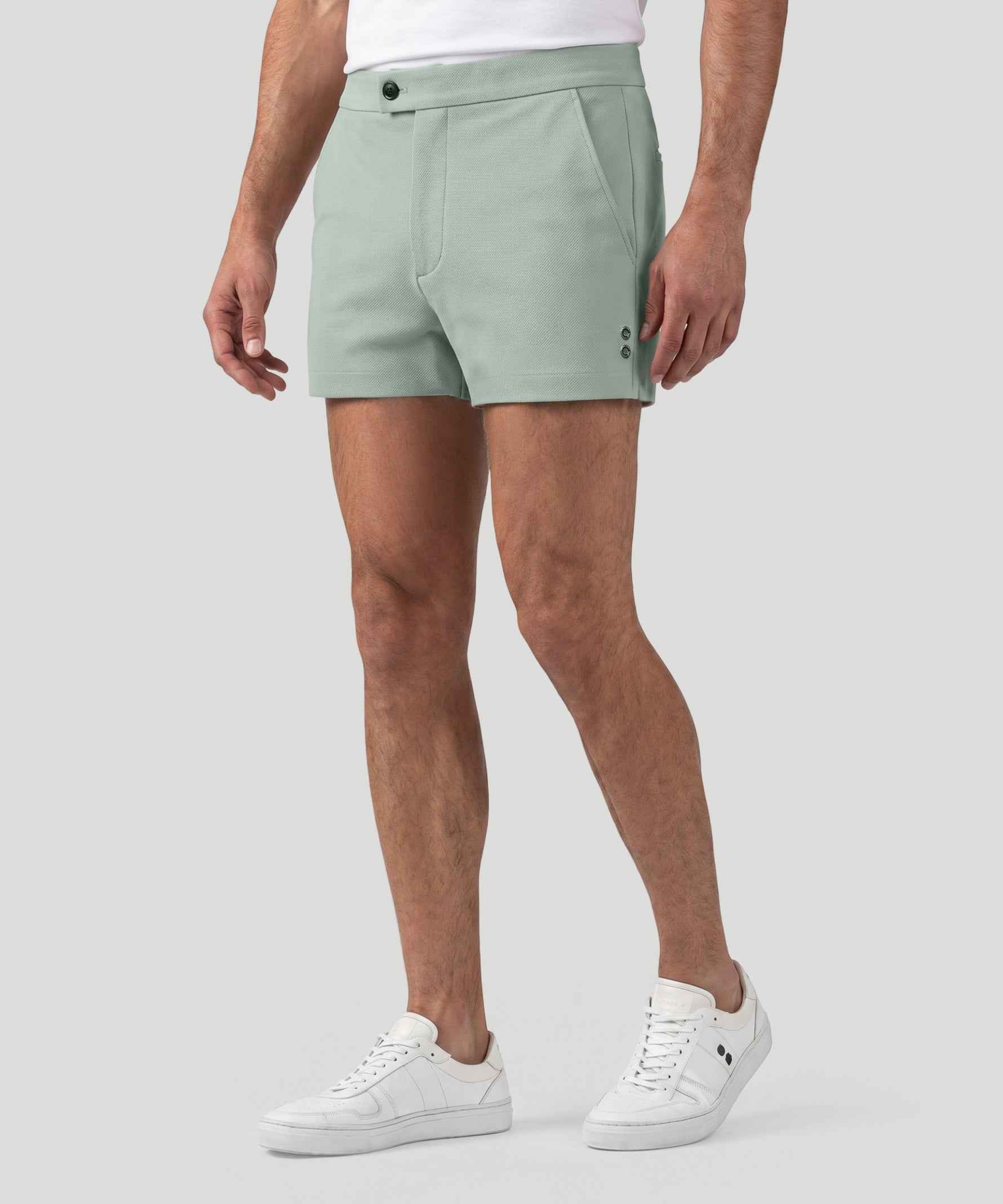 RD Tennis Short: Gris brume