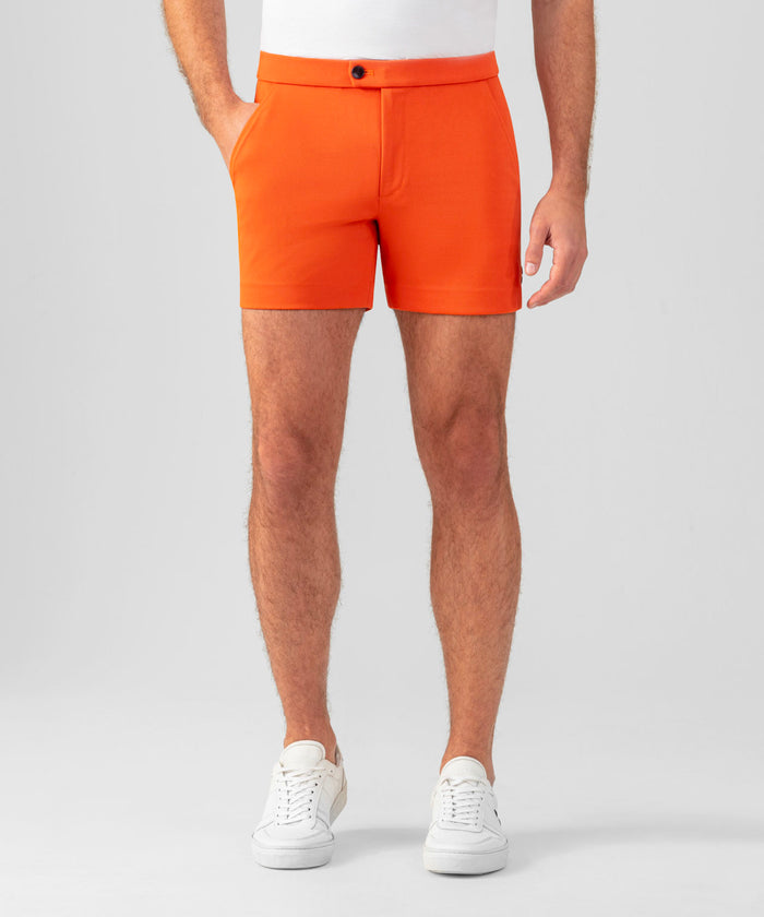 RD Tennis Shorts: Orange Dust