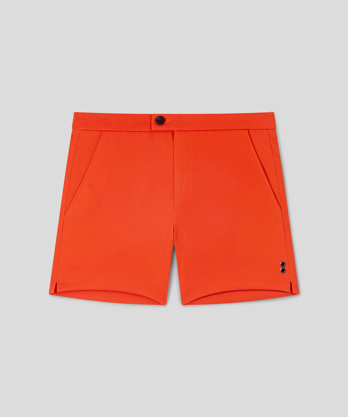 RD Tennis Shorts: Orange Dust