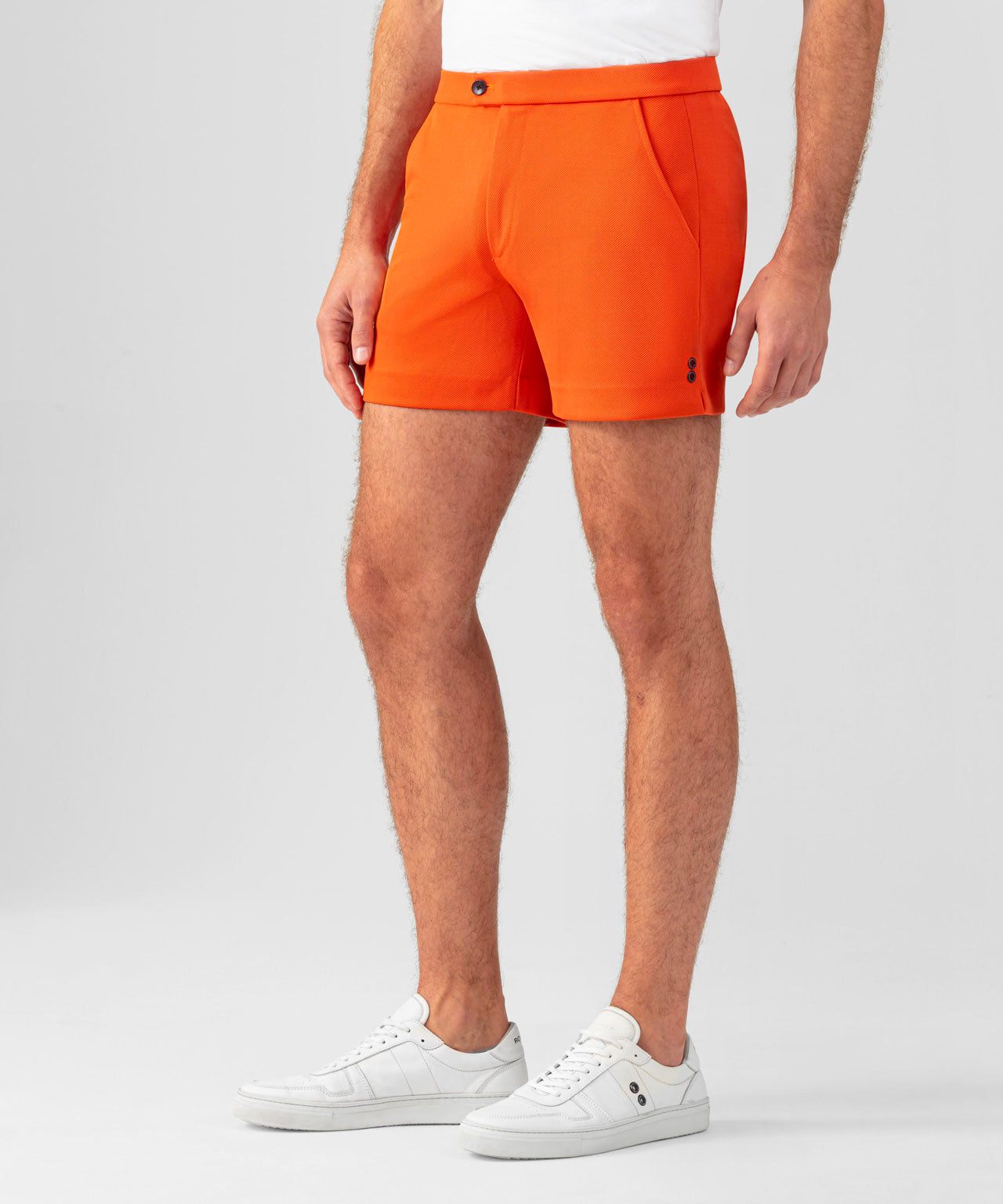 RD Tennis Shorts: Orange Dust
