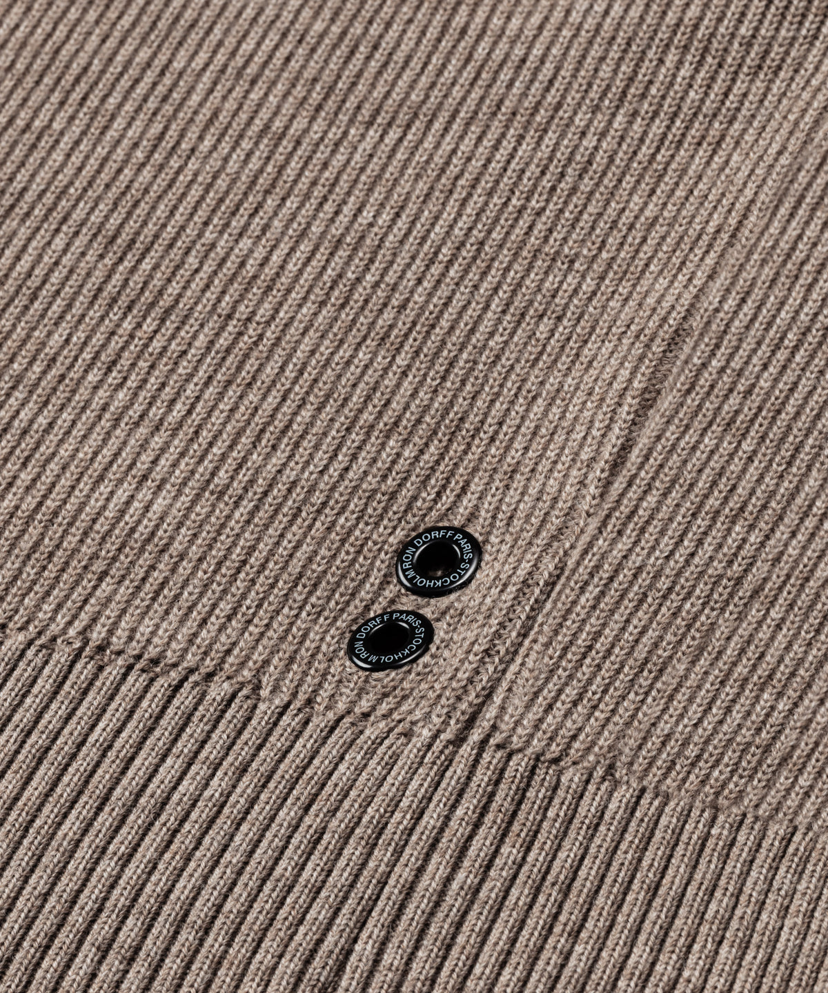 Pull en laine côtelé: Sable