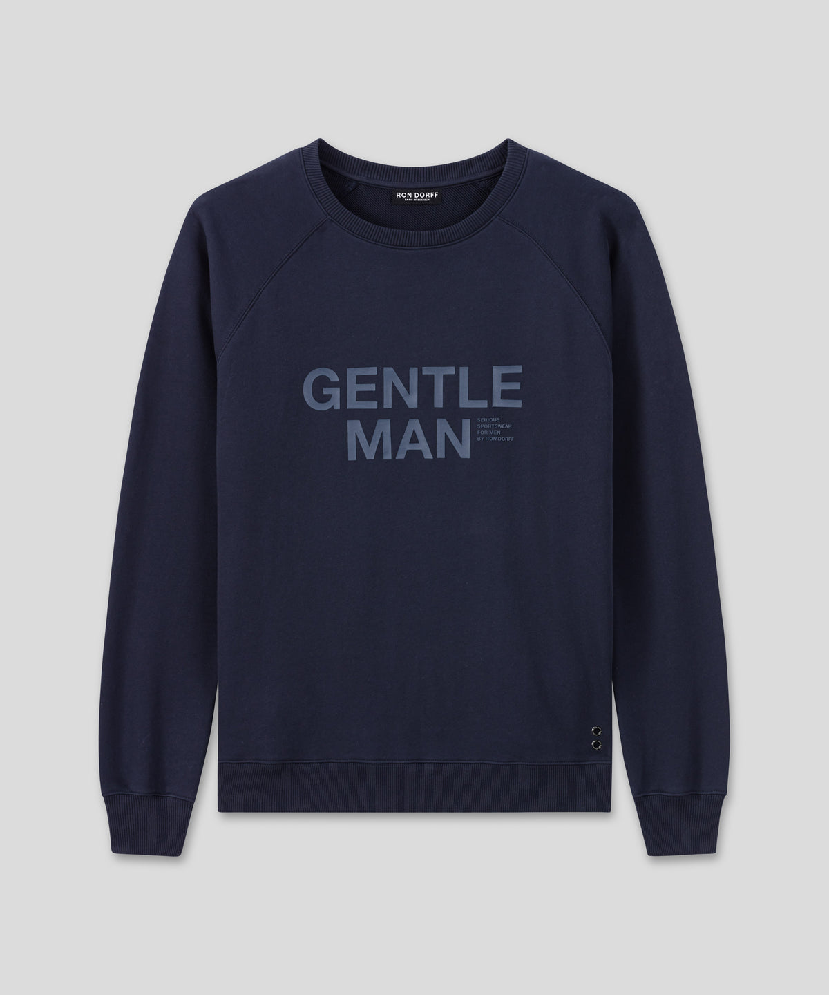 Organic Cotton Sweatshirt "GENTLEMAN": Navy