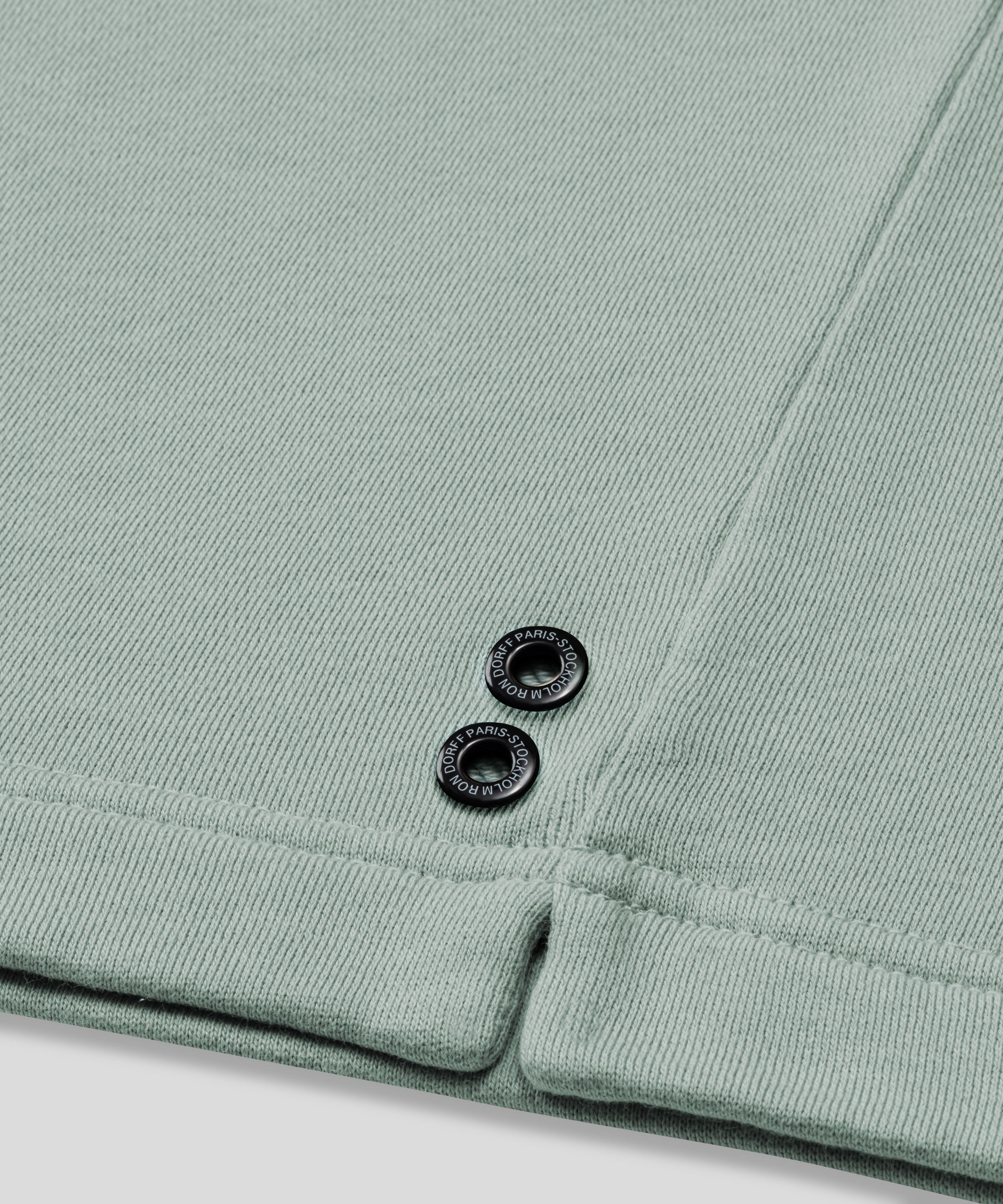 Sweatshirt sans manches en coton bio "DISCIPLINE": Gris brumé