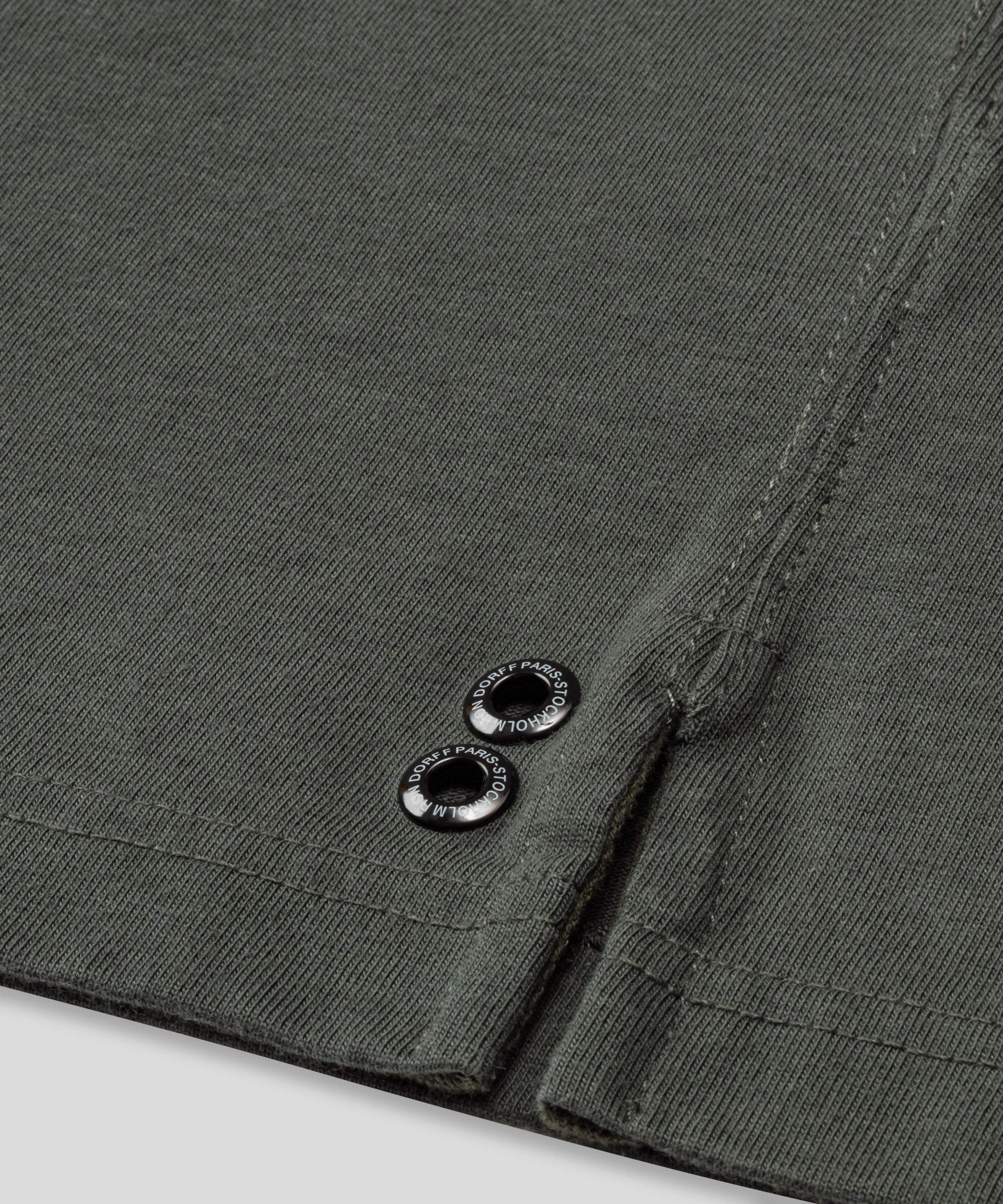 RD Rugby Polo w. Placed Stripes: Urban Khaki