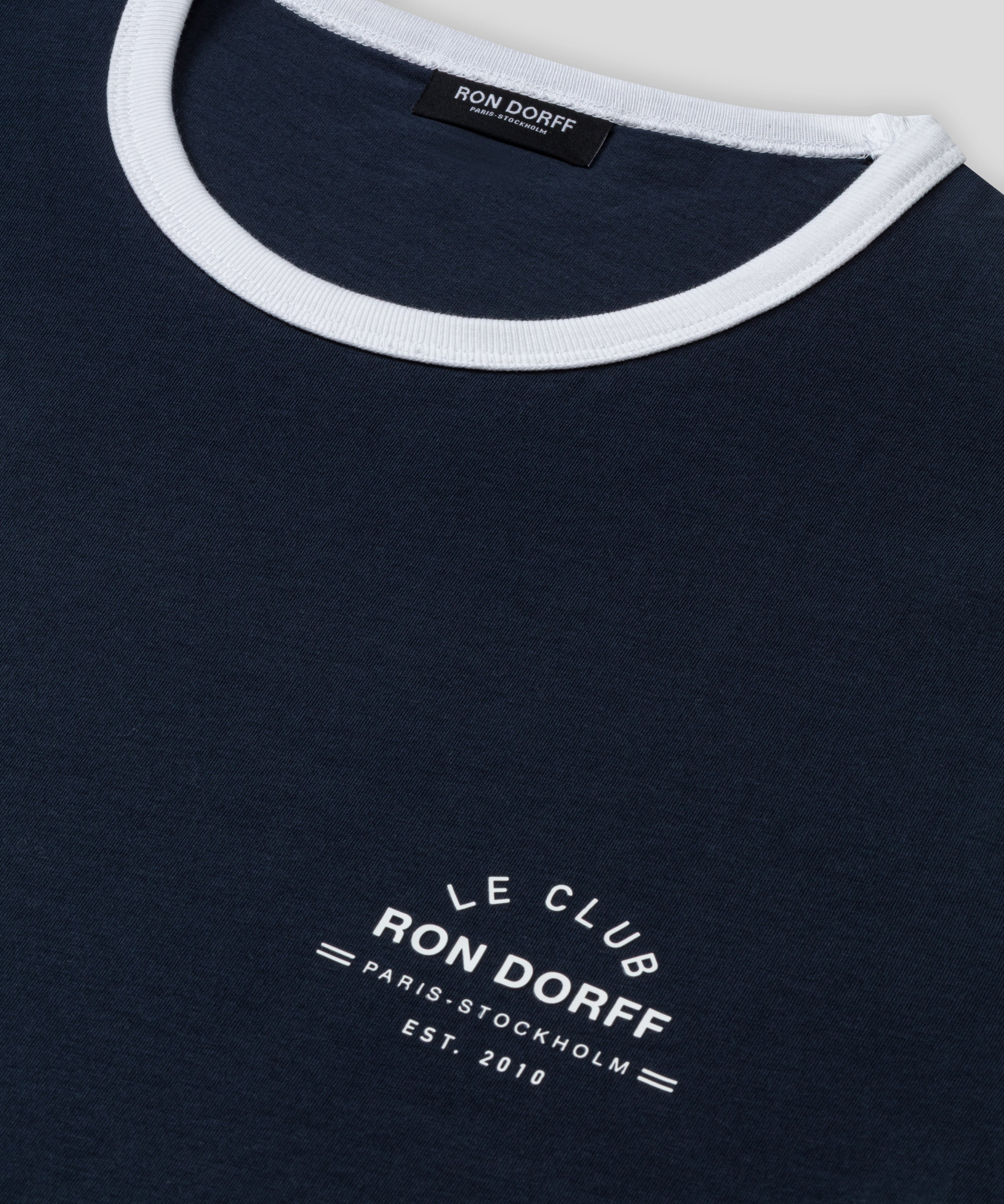 T-shirt de sport en coton "LE CLUB": Bleu marine