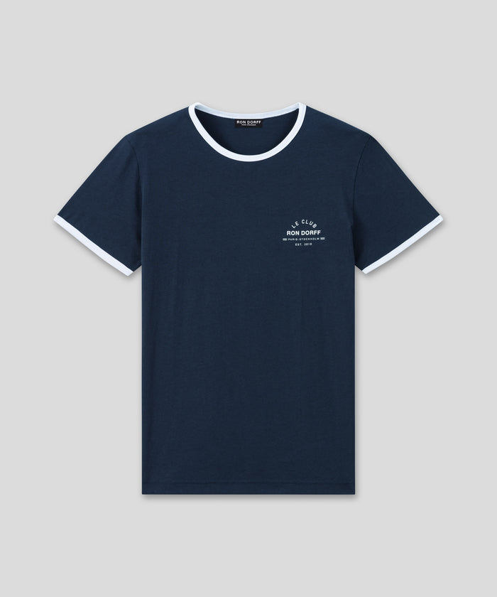 T-shirt de sport en coton "LE CLUB": Bleu marine