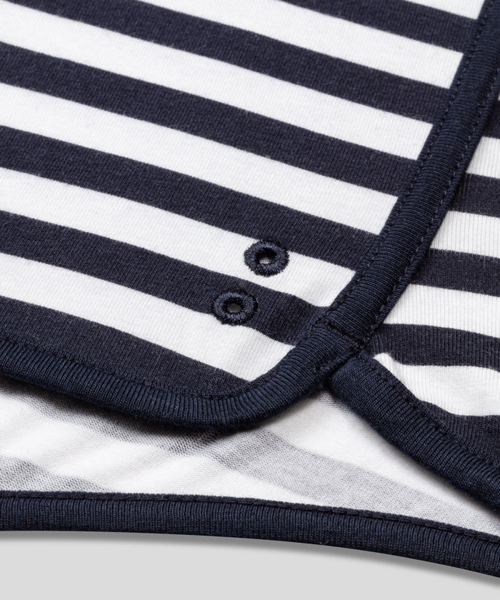 Boxer marathon: Bleu marine/blanc