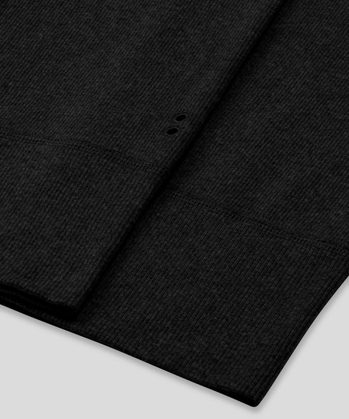 Army Ribbed Long Johns: Schwarz