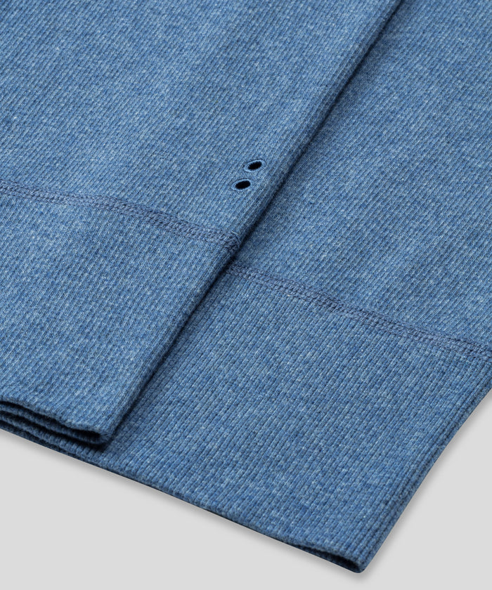 Army Ribbed Long Johns: Blau