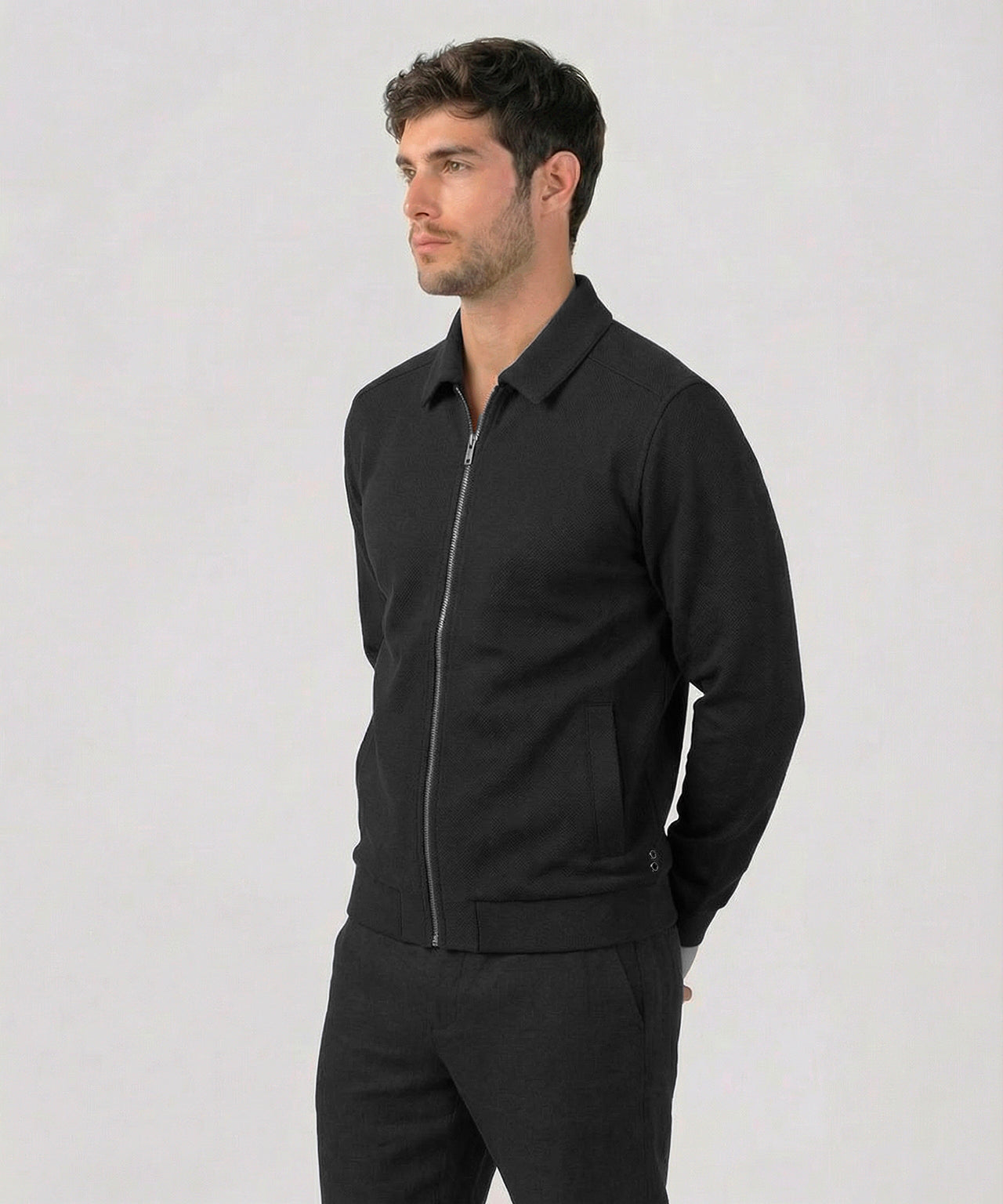 RD Tennis Jacket: Noir