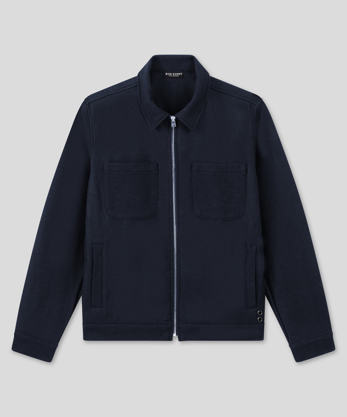 RD Wool Jacket: Navy