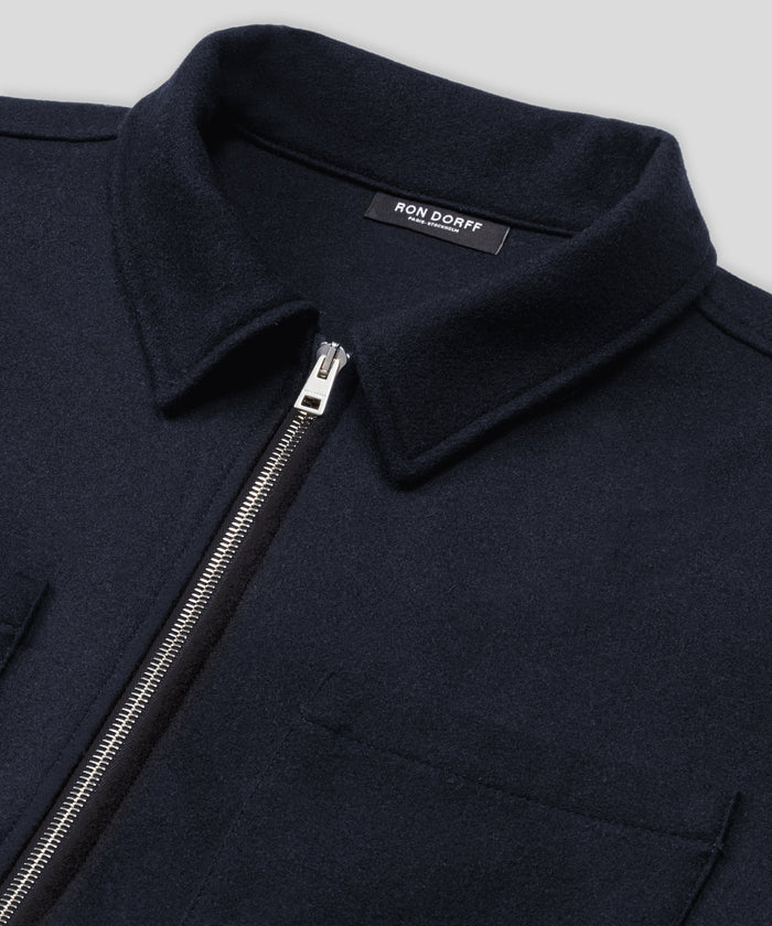 RD Wool Jacket: Navy