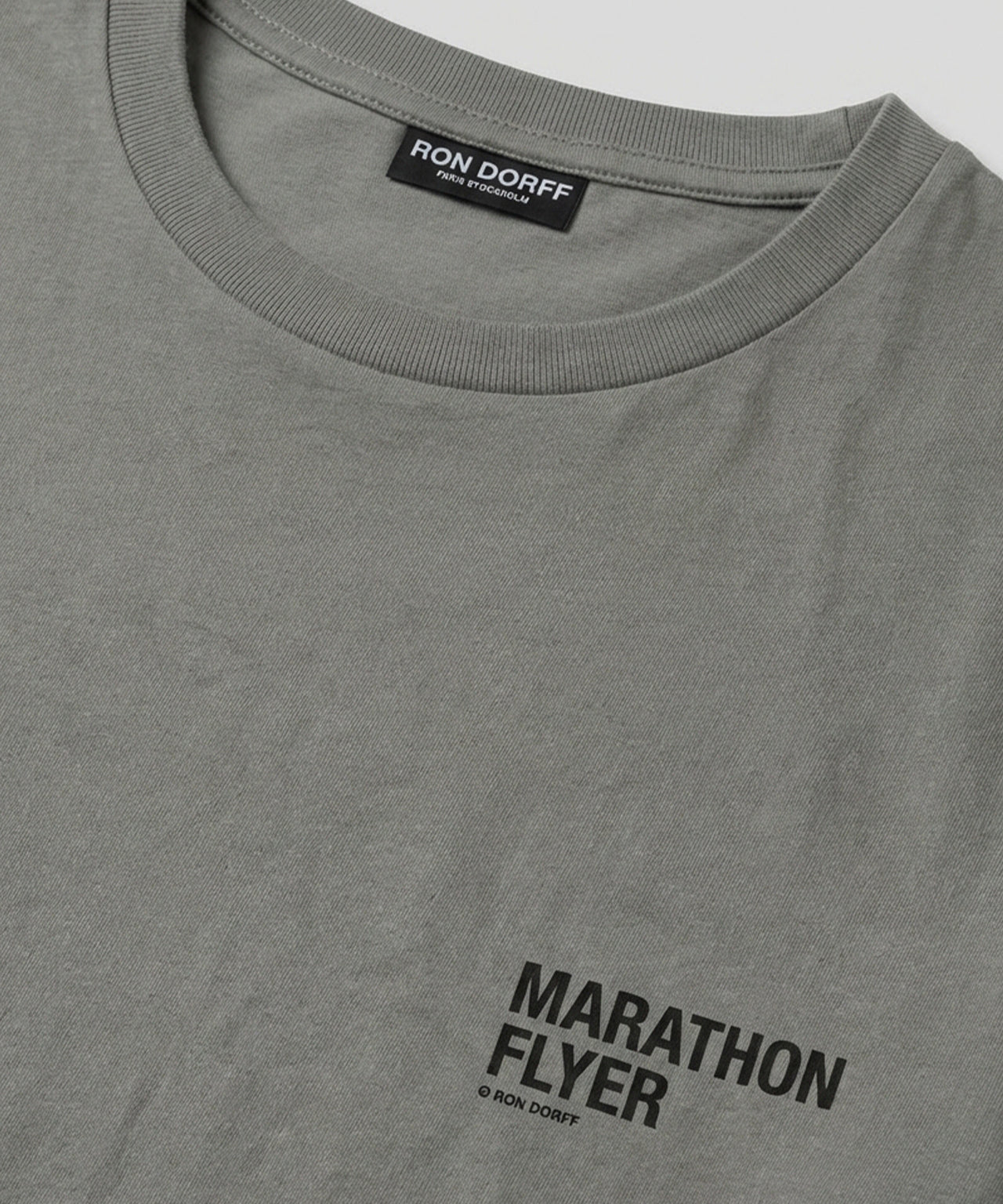 Organic Cotton T-Shirt "MARATHON FLYER": Army Green