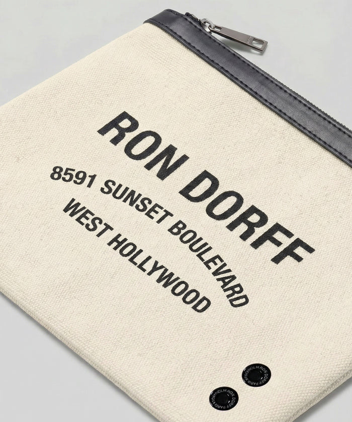 Pochette "SUNSET": Blanc rétro