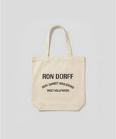 Tote Bag "SUNSET": Retro White